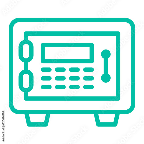 Safe box Vector Icon Design Illustration