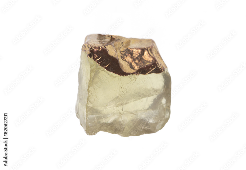 Fototapeta premium pendant with beryl isolated on white background