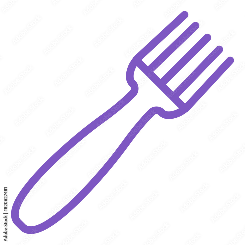 Fork Vector Icon Design Illustration Fork Vector Icon Design Illustration
