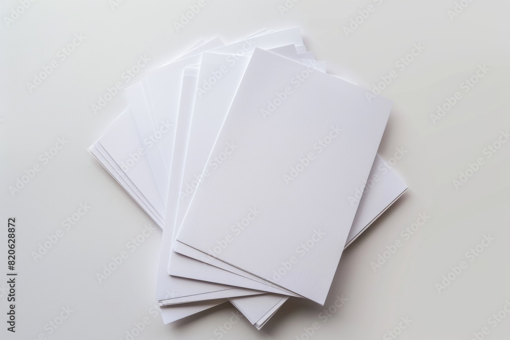 Paper Mockup on Isolated Background created with Generative AI Paper Mockup on Isolated Background created with Generative AI