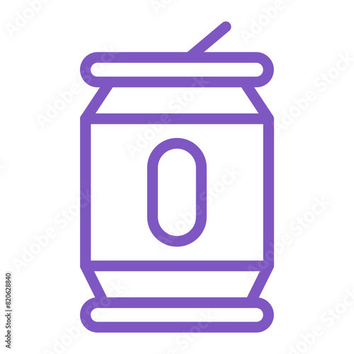 Tin Vector Icon Design Illustration