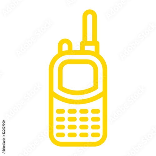 Walkie talkie Vector Icon Design Illustration