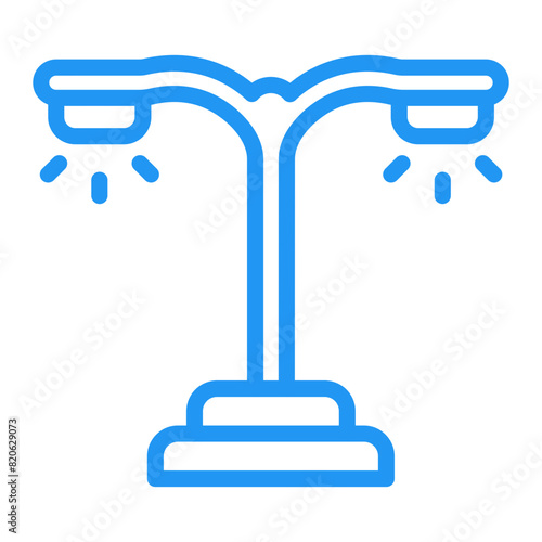 Street light Vector Icon Design Illustration