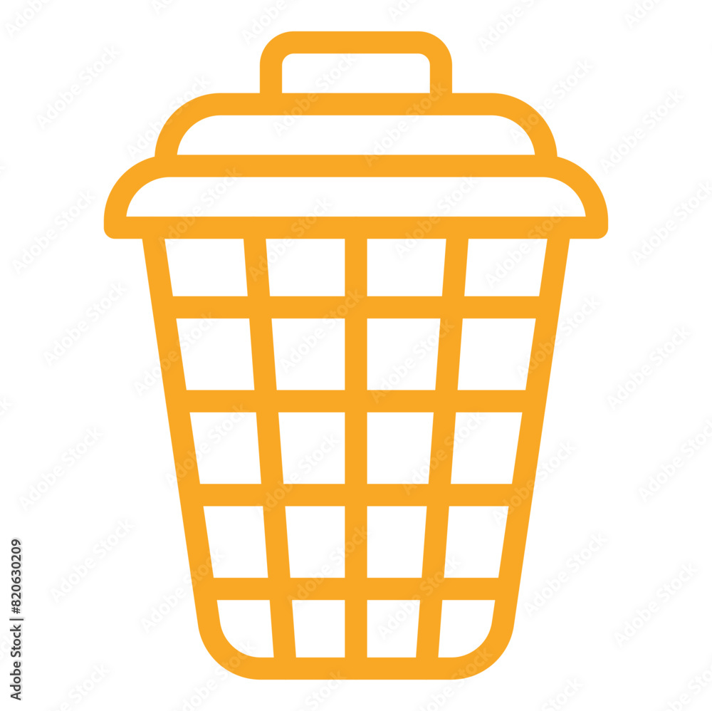 Laundry Basket Vector Icon Design Illustration Laundry Basket Vector Icon Design Illustration