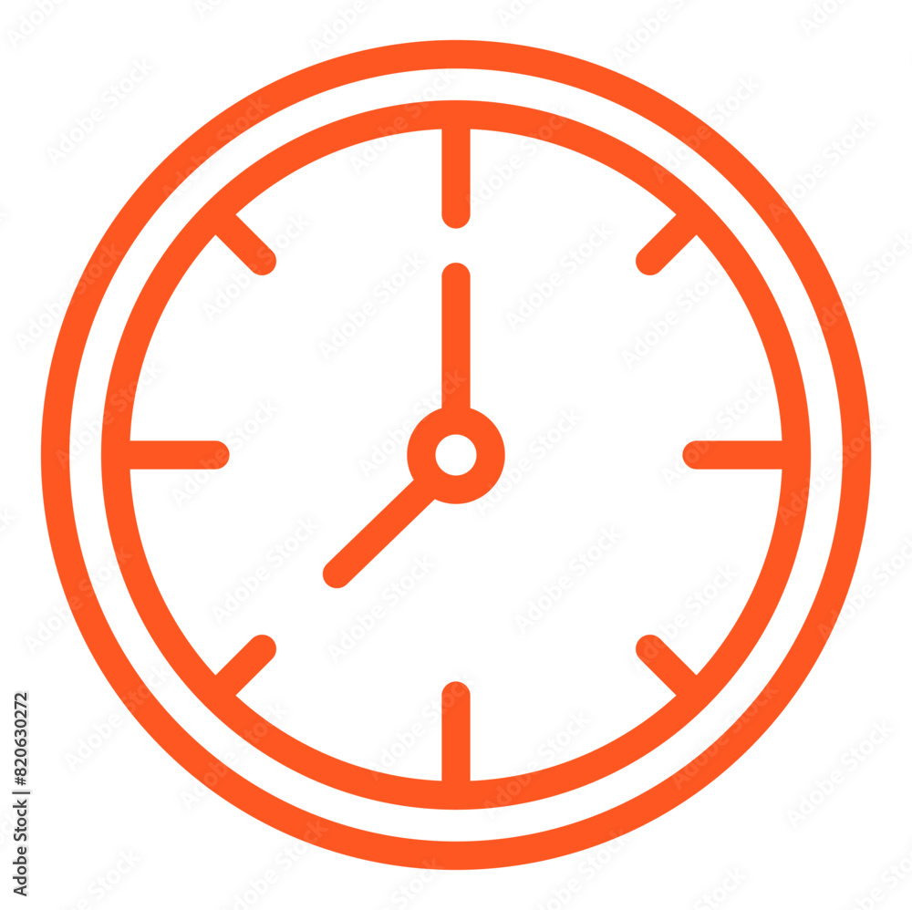 Wall Clock Vector Icon Design Illustration Wall Clock Vector Icon Design Illustration