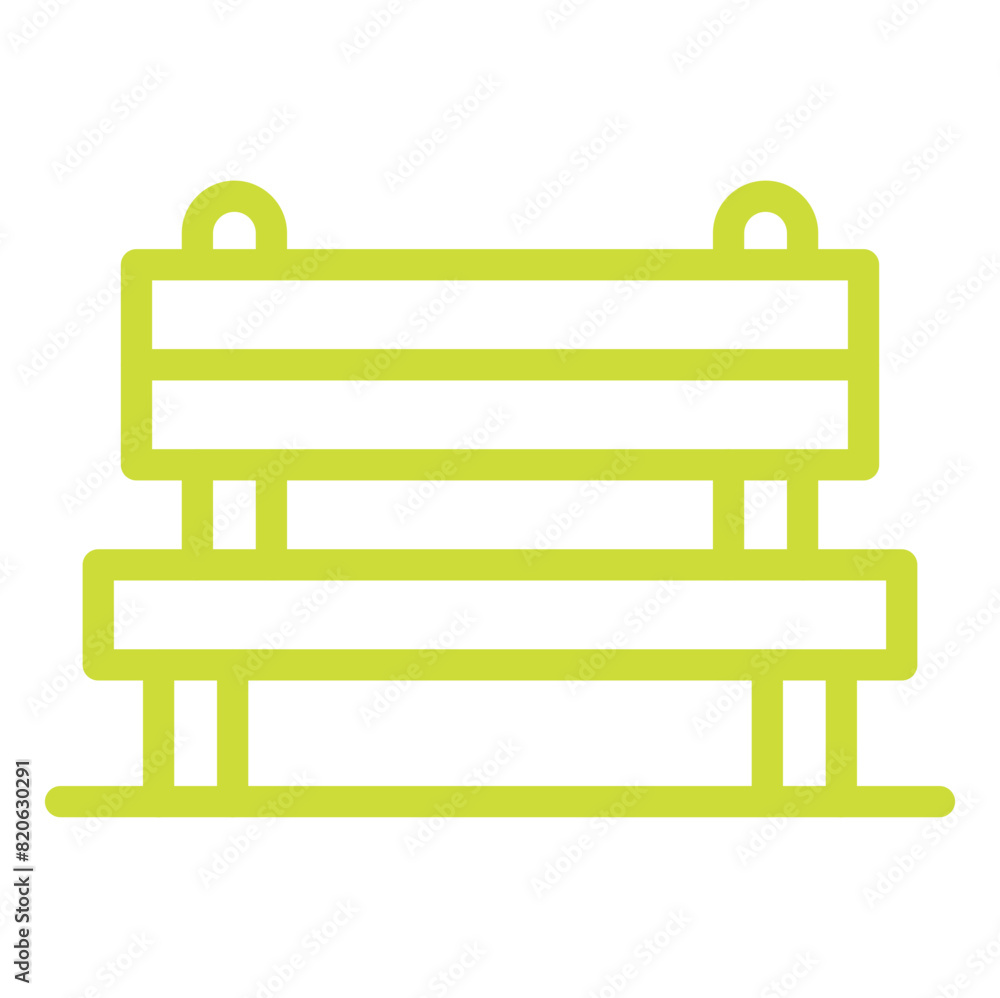 Bench Vector Icon Design Illustration Bench Vector Icon Design Illustration