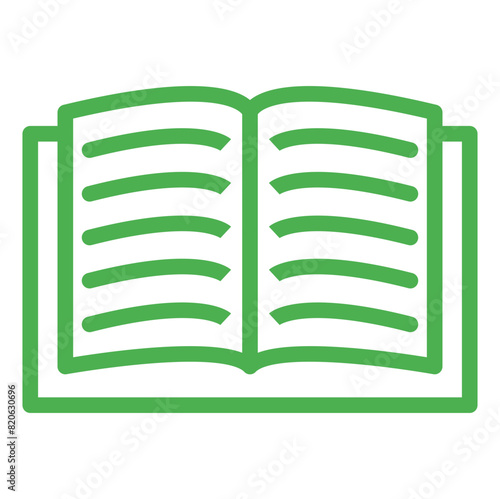 Guide Book Vector Icon Design Illustration