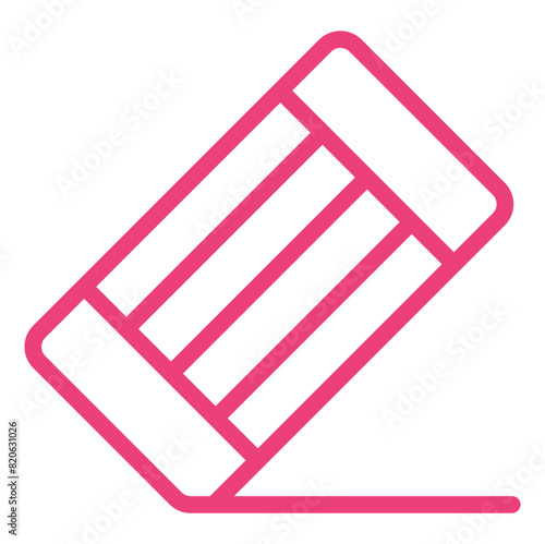 Eraser Vector Icon Design Illustration