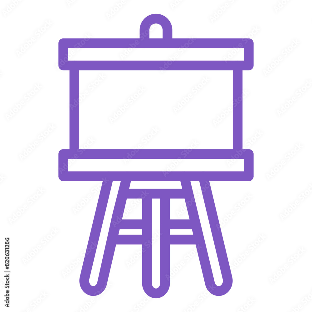 Easel Vector Icon Design Illustration Easel Vector Icon Design Illustration