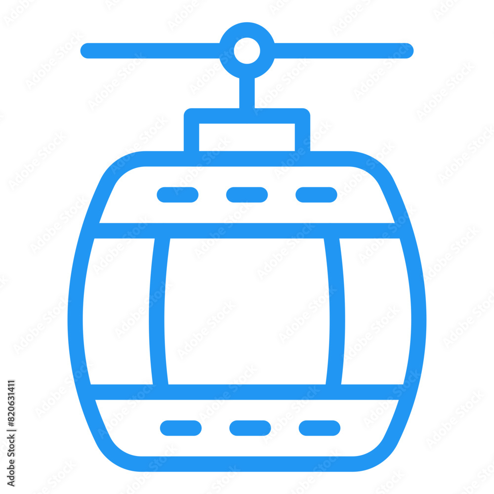 Cable Car Vector Icon Design Illustration Cable Car Vector Icon Design Illustration