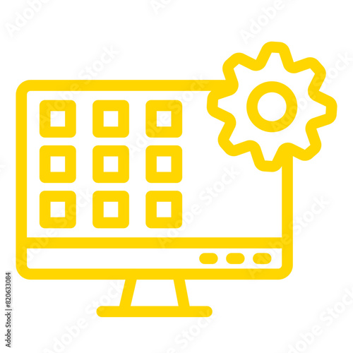 Application Vector Icon Design Illustration