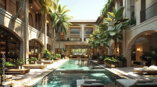 Luxury Hotel on Palm Jumeirah, Dubai photo