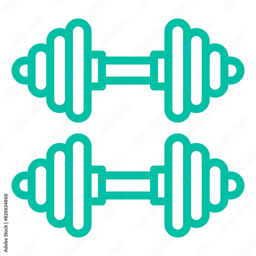 Barbell Vector Icon Design Illustration Barbell Vector Icon Design Illustration