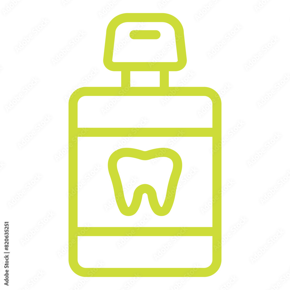 Mouthwash Vector Icon Design Illustration Mouthwash Vector Icon Design Illustration