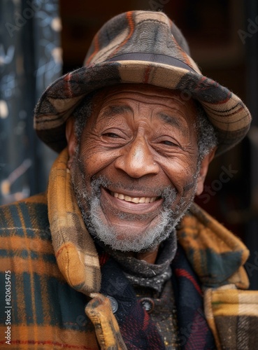 Wallpaper Mural portrait of an old man with a hat Torontodigital.ca