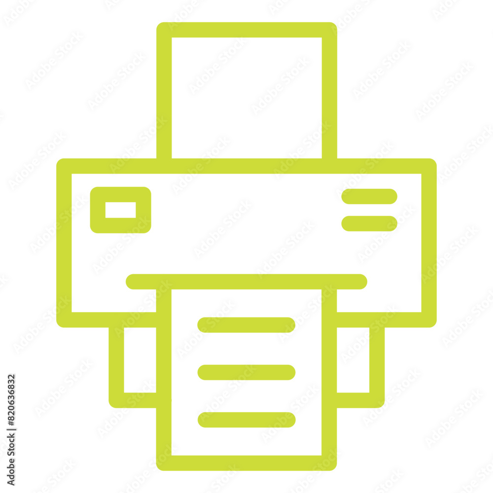 Printer Vector Icon Design Illustration Printer Vector Icon Design Illustration