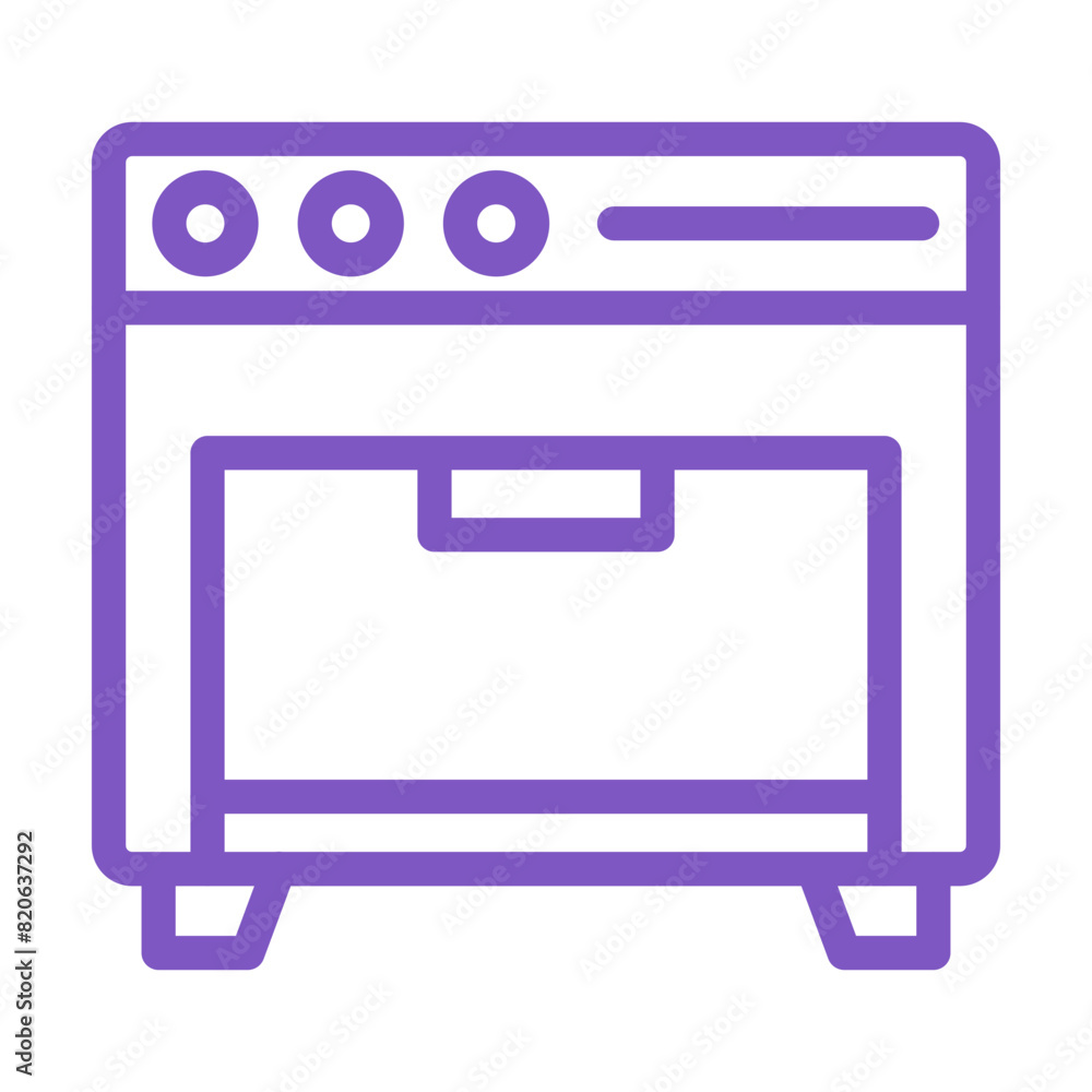 Oven Vector Icon Design Illustration Oven Vector Icon Design Illustration