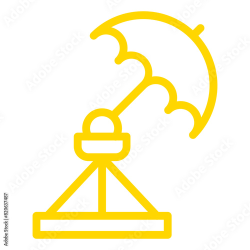 Umbrella light Vector Icon Design Illustration