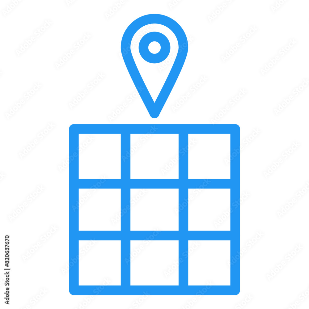 Grid location Vector Icon Design Illustration Grid location Vector Icon Design Illustration