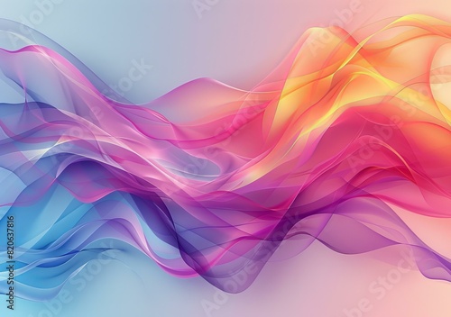 Abstract Colorful Waves