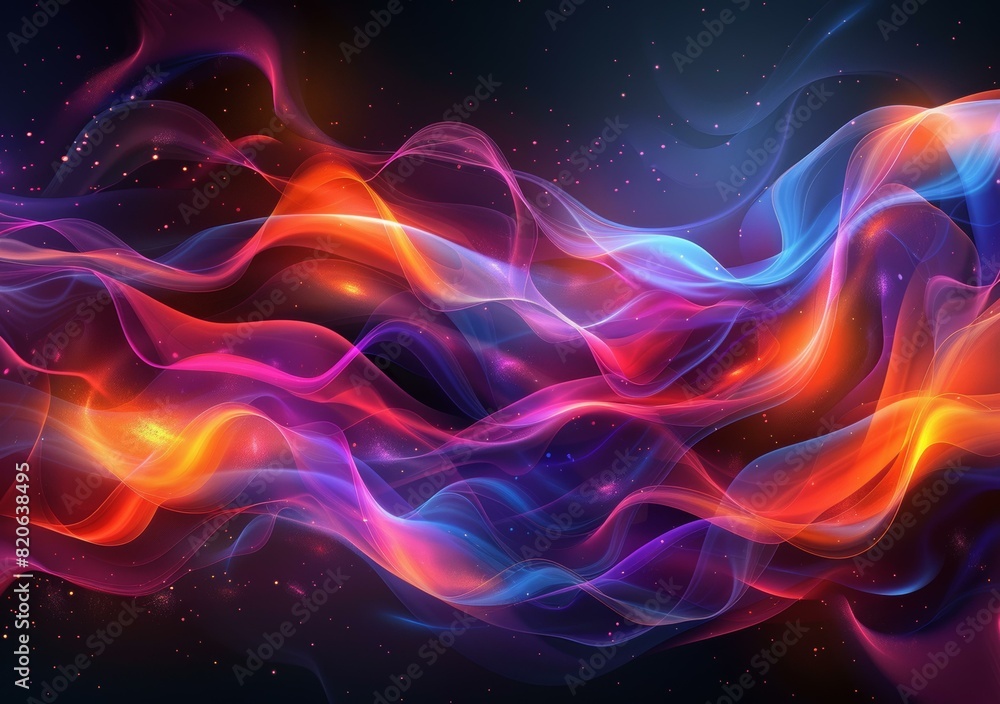 Cosmic Nebula: A Symphony of Colors Cosmic Nebula: A Symphony of Colors