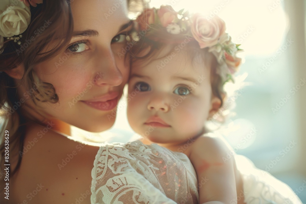 Tender Moments: Mother and Baby Tender Moments: Mother and Baby