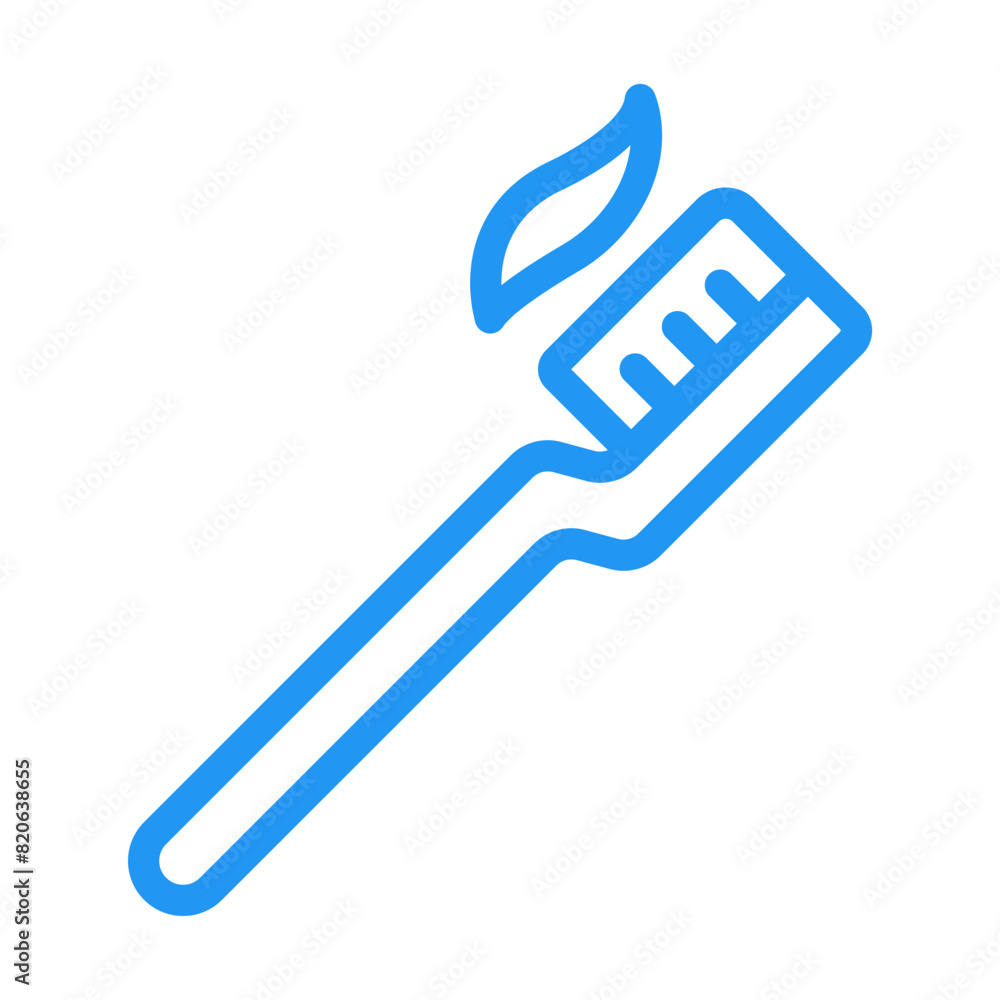 Tooth Brush Vector Icon Design Illustration Tooth Brush Vector Icon Design Illustration