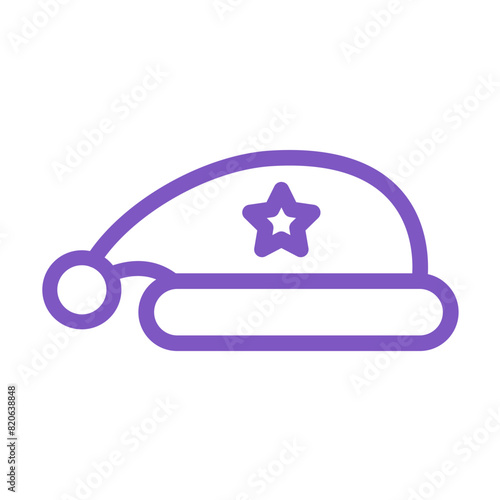 Photos Sleep Hat Vector Icon Design Illustration