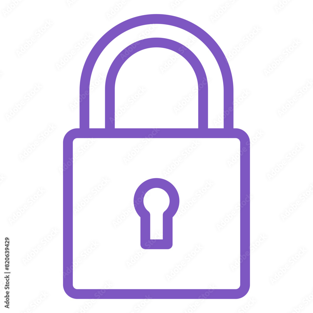 Locked Vector Icon Design Illustration Locked Vector Icon Design Illustration