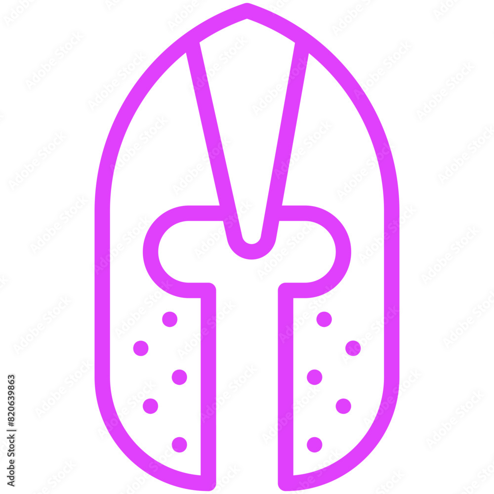 Knight helmet Vector Icon Design Illustration Knight helmet Vector Icon Design Illustration