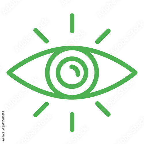 Eye Vector Icon Design Illustration