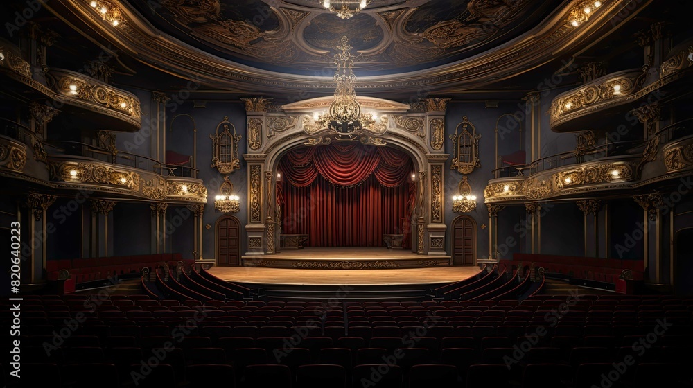 Obraz premium Interior of the church of the holy sepulchre. AI generated art illustration.