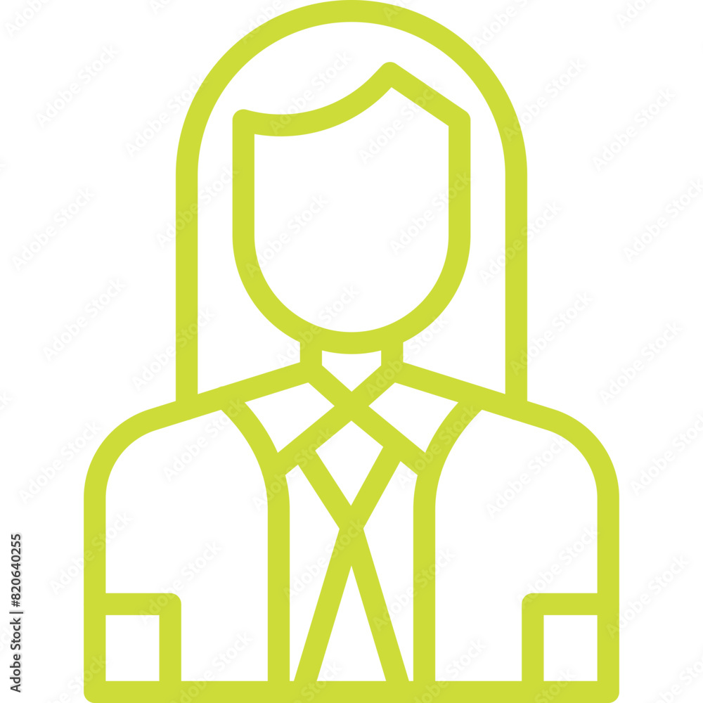 Company Secertary Vector Icon Design Illustration