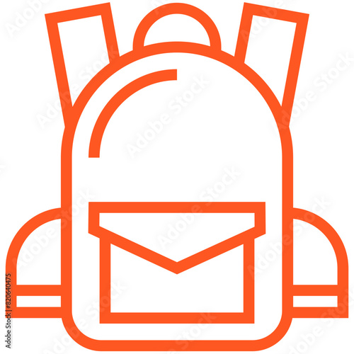 Bagpack Vector Icon Design Illustration