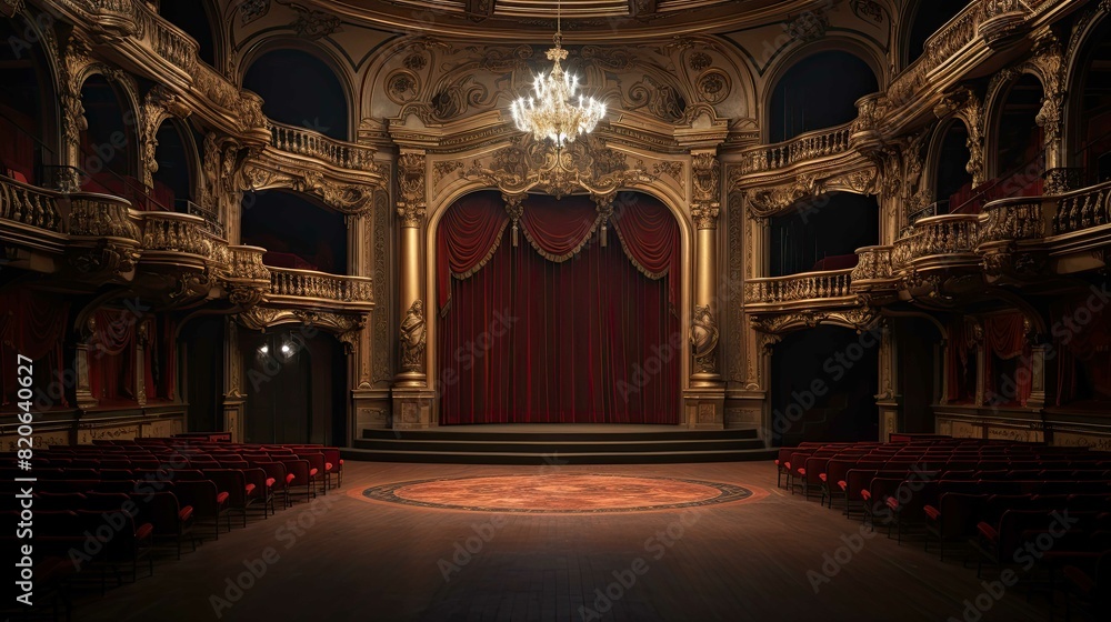 Obraz premium Interior of the church of the holy sepulchre. AI generated art illustration.