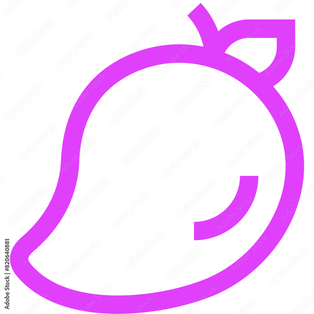 Mango Vector Icon Design Illustration Mango Vector Icon Design Illustration