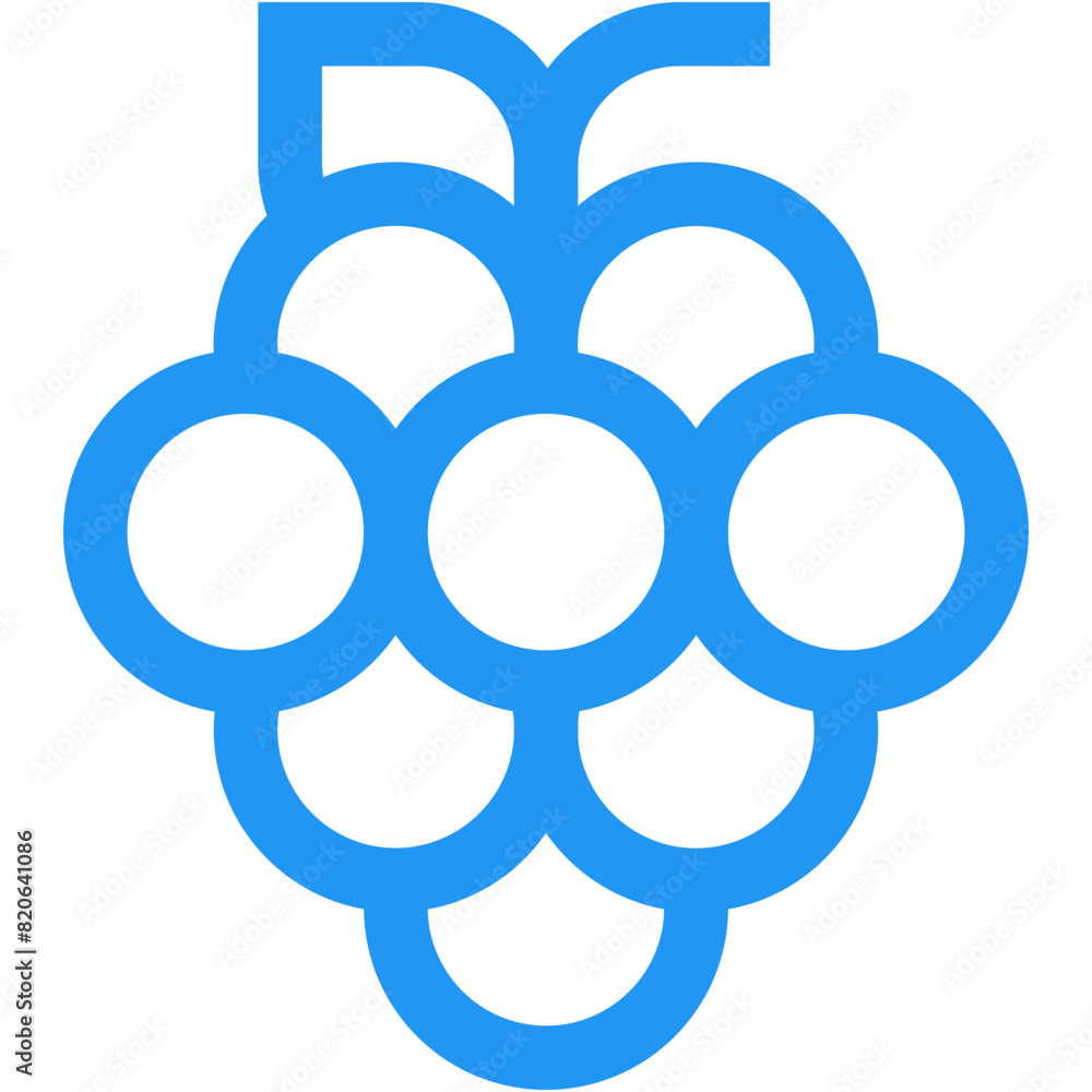Grapes Vector Icon Design Illustration Grapes Vector Icon Design Illustration