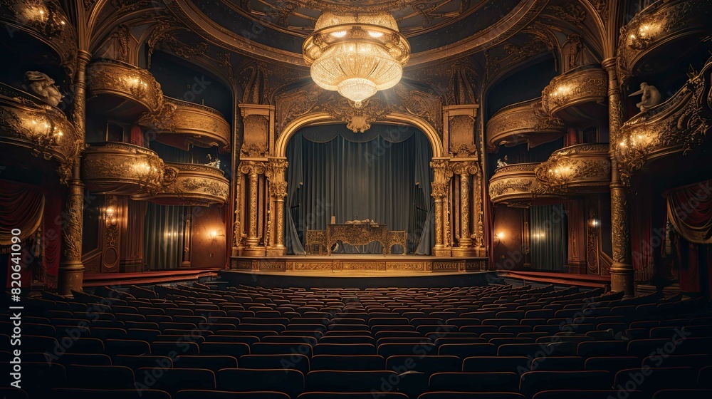 Fototapeta premium Interior of the church of the holy sepulchre. AI generated art illustration.