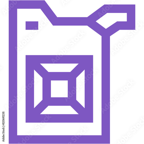 Kerosene Can Vector Icon Design Illustration