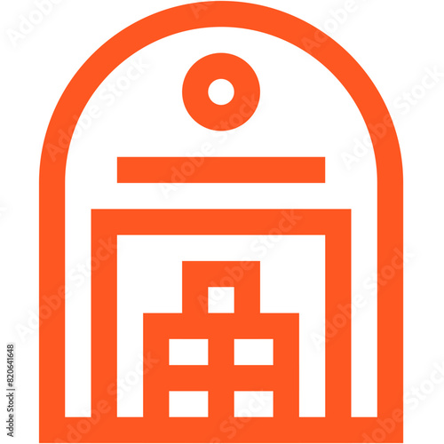 Warehouse Vector Icon Design Illustration