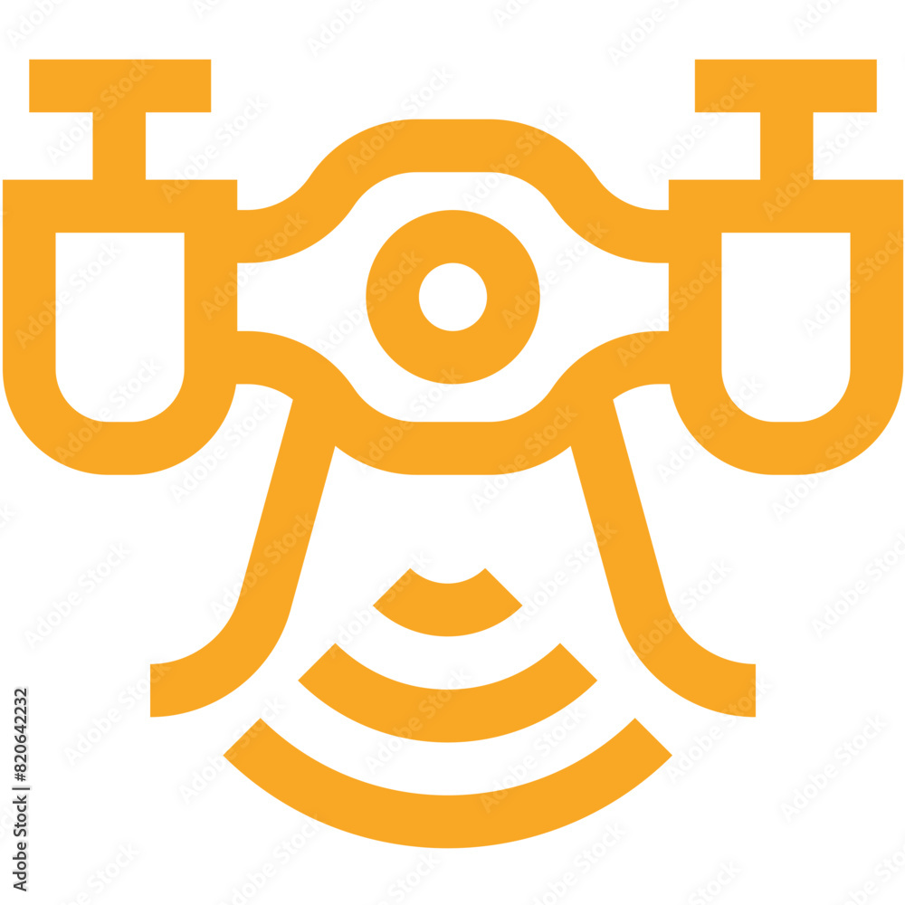 Drone Vector Icon Design Illustration Drone Vector Icon Design Illustration