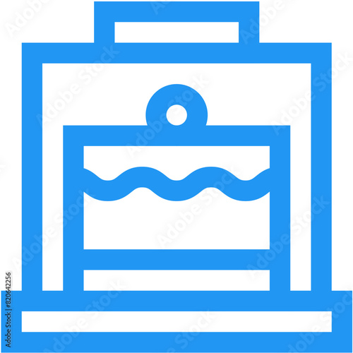 Cake Dome Vector Icon Design Illustration