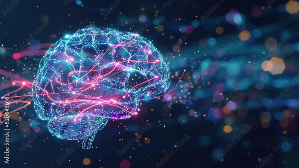 Digital Brain. Digital Mind. Brain Artificial Intelligence Concept. AI Concept Digital Brain. Digital Mind. Brain Artificial Intelligence Concept. AI Concept