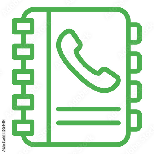 Contacts book Vector Icon Design Illustration