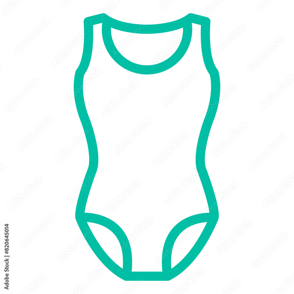 Swim suit Vector Icon Design Illustration Swim suit Vector Icon Design Illustration