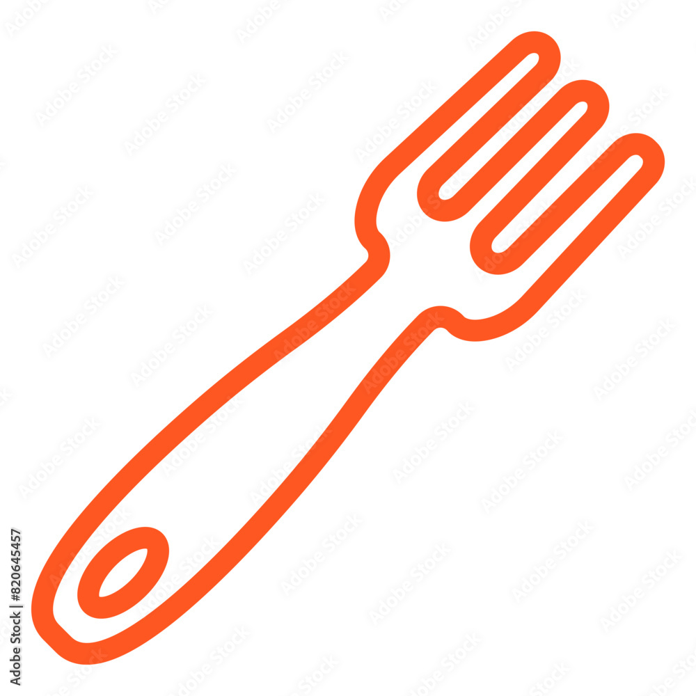 Fork Vector Icon Design Illustration Fork Vector Icon Design Illustration
