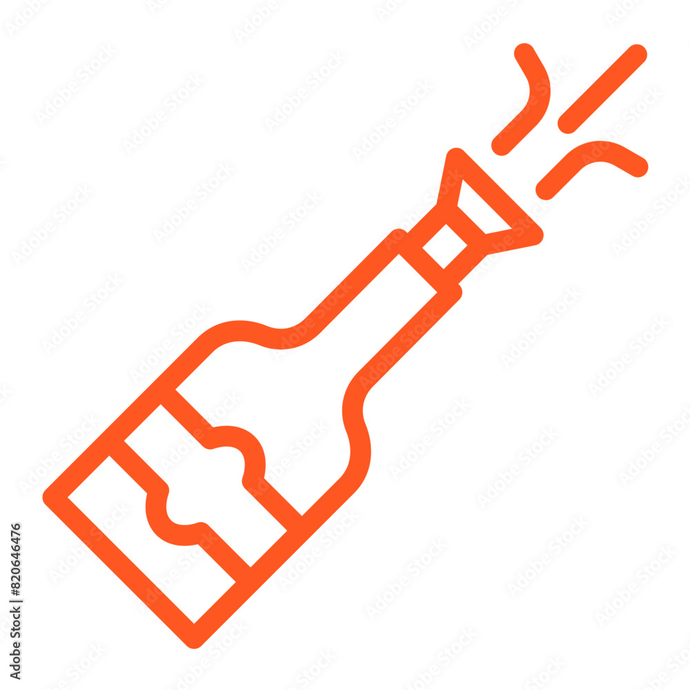 Champagne Vector Icon Design Illustration Champagne Vector Icon Design Illustration