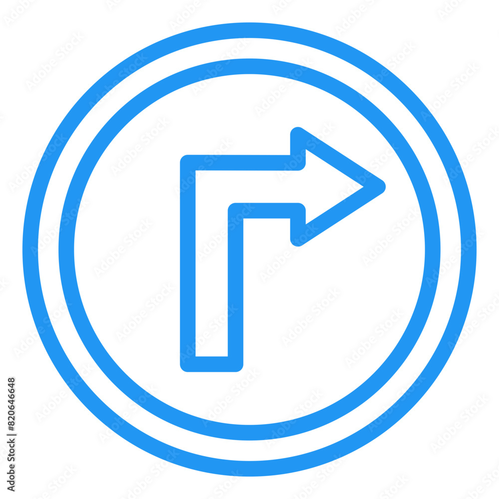 Right way Vector Icon Design Illustration Right way Vector Icon Design Illustration