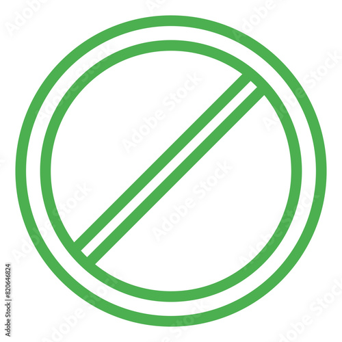 No stopping Vector Icon Design Illustration