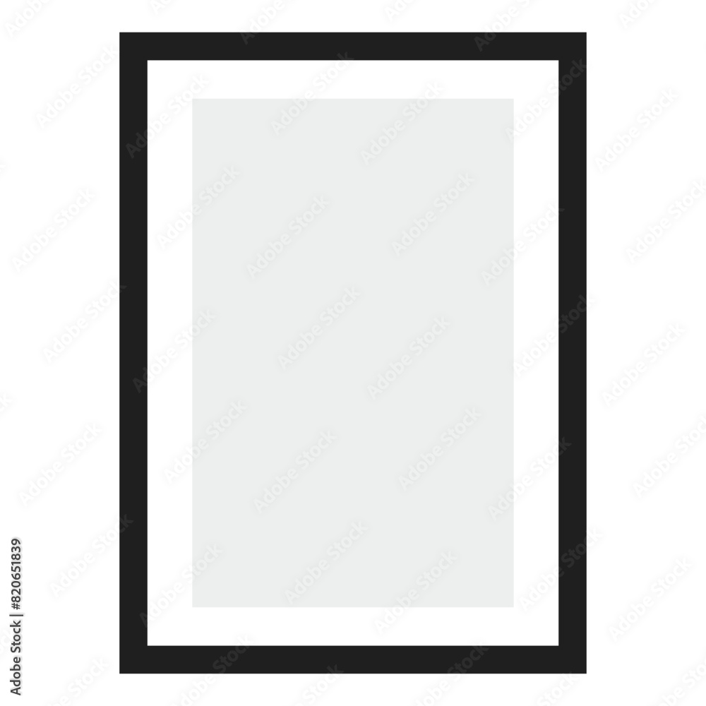 Wall picture frame vector. isolated on black background. EPS 10/AI Wall picture frame vector. isolated on black background. EPS 10/AI
